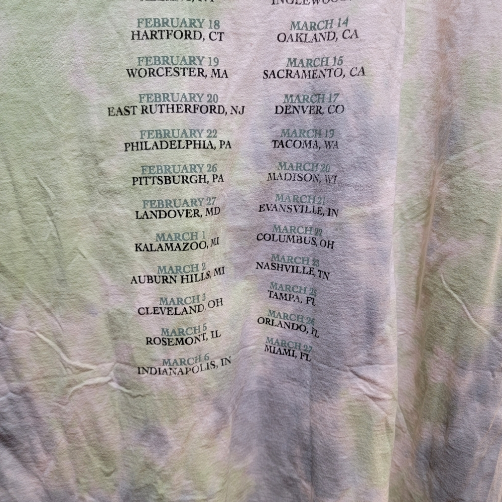 Bon Jovi "1993" Keep the Faith Tie Dye Graphic Tee Size 3X NWT! - Picture 8 of 8